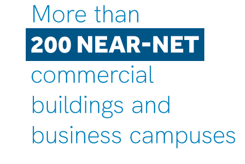 More than 200 near-net commercial buildings and business campuses